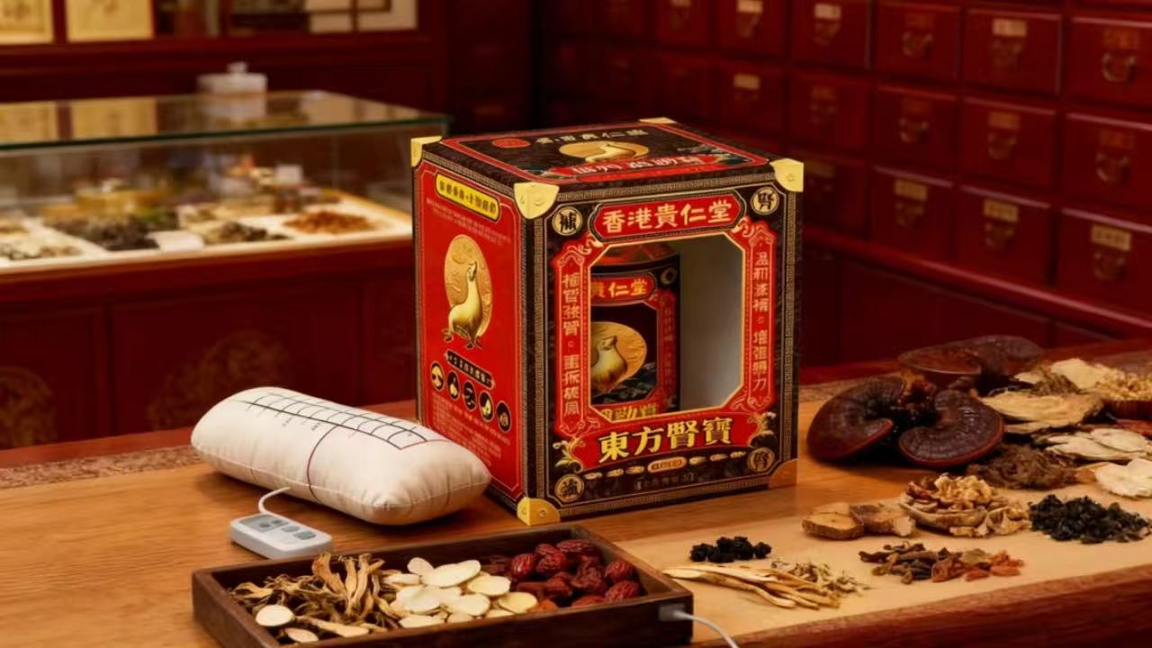 东方肾宝产品与草本原料实拍